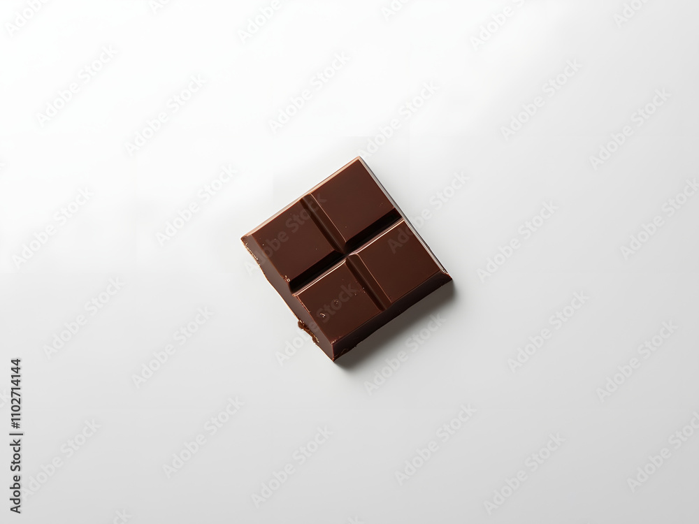 sweet chocolate bar piece isolated on a white background sweet chocolate bar piece isolated on a white background