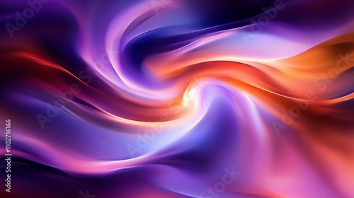 Wallpaper Mural Abstract Digital Neon Background with Vibrant Swirls of Colorful Light Waves and Fluid Motion Torontodigital.ca