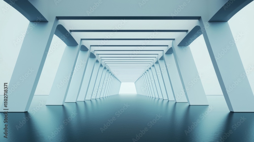 Symmetrical Bridge Structure with Modern Design Symmetrical Bridge Structure with Modern Design