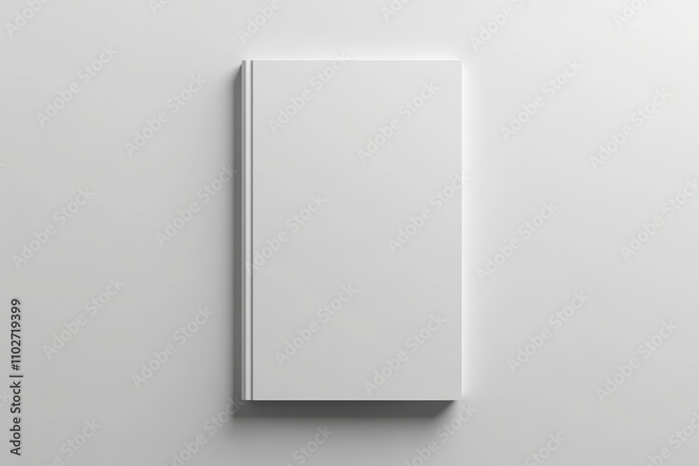 Minimalist White Blank Book Cover High Resolution Mockup Catalog Showcase Design Minimalist White Blank Book Cover High Resolution Mockup Catalog Showcase Design