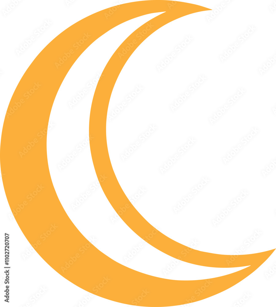 Moon clip art design on plain white transparent isolated background for card, shirt, hoodie, sweatshirt, apparel, tag, mug, icon, poster or badge Moon clip art design on plain white transparent isolated background for card, shirt, hoodie, sweatshirt, apparel, tag, mug, icon, poster or badge
