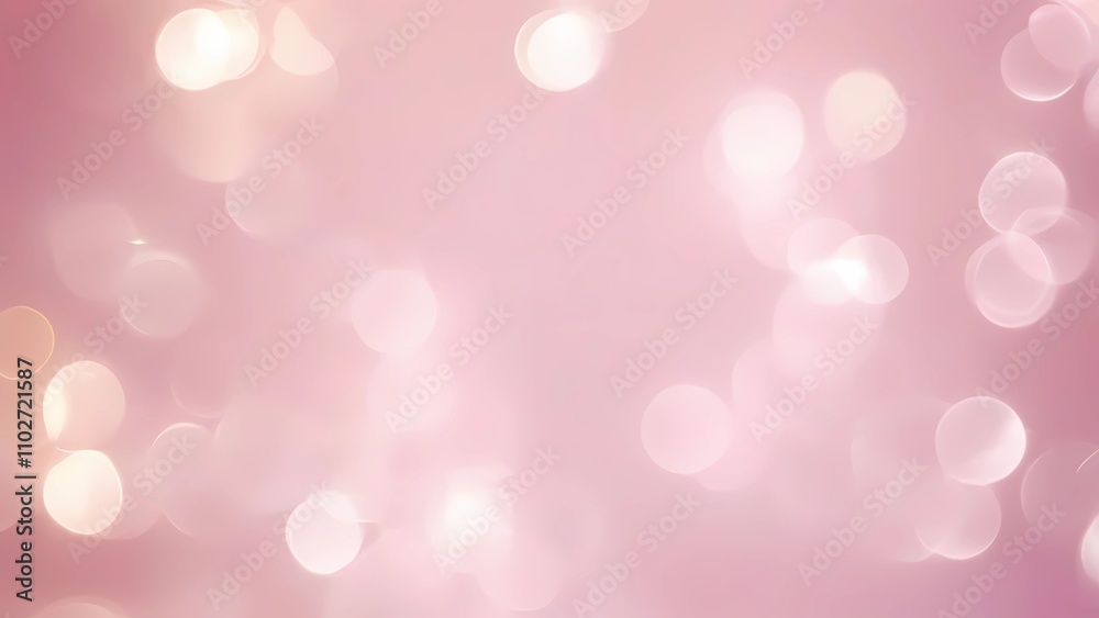 Soft Pink Background with Abstract Sparkling Lights, Ideal for Artistic Use Soft Pink Background with Abstract Sparkling Lights, Ideal for Artistic Use