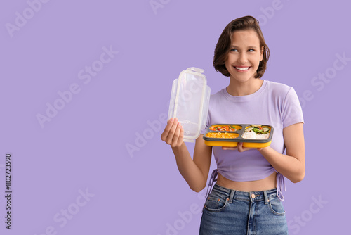 Beautiful young happy woman...