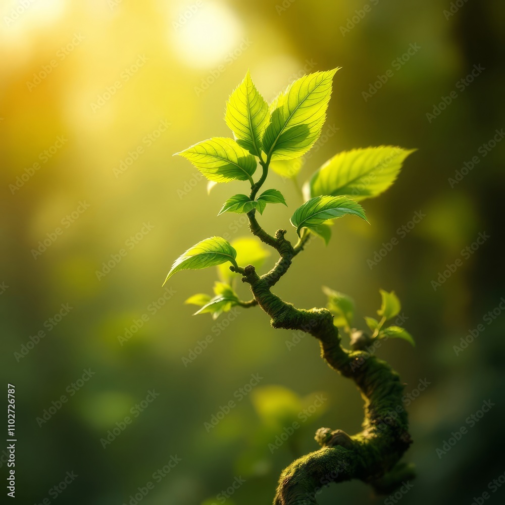 Panoramic view of budding branches, flourishing and fresh. Panoramic view of budding branches, flourishing and fresh.