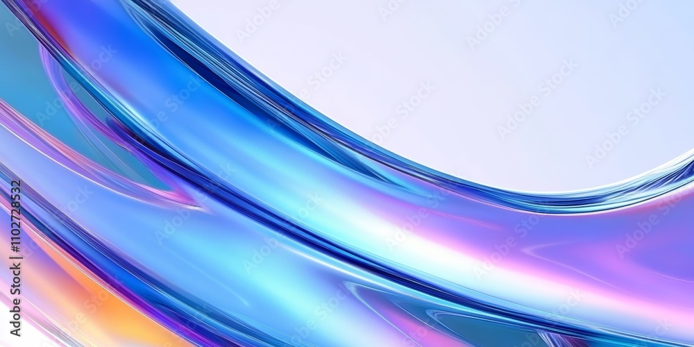 Futuristic Abstract Glass Layers Digital Art in Blue Purple and Pink Gradient Futuristic Abstract Glass Layers Digital Art in Blue Purple and Pink Gradient