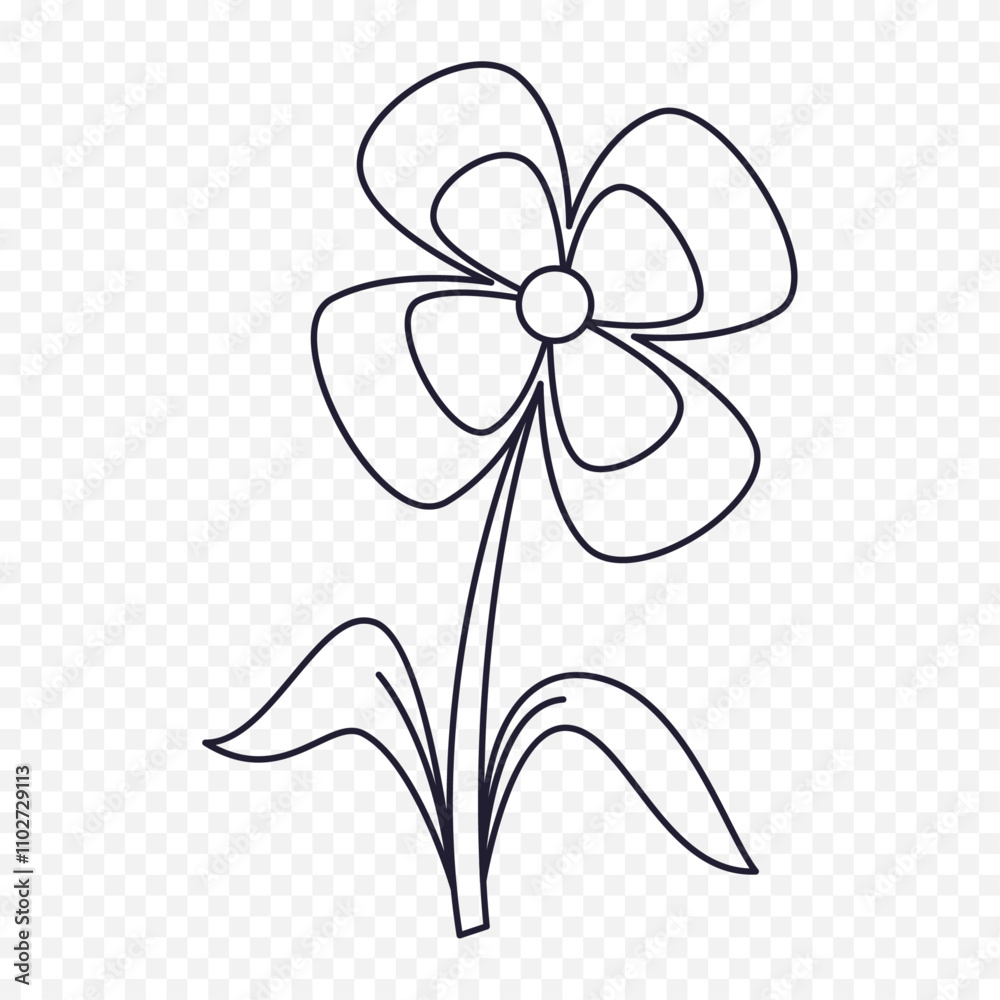 Hand drawn spring flowers illustration. floral illustration Hand drawn spring flowers illustration. floral illustration