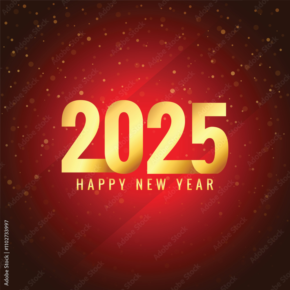 2025 Celebration new year card holiday background