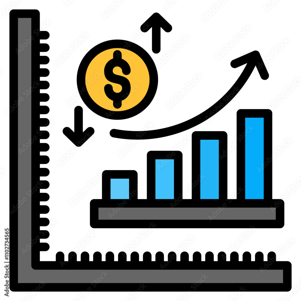 Market Fluctuation Icon Market Fluctuation Icon