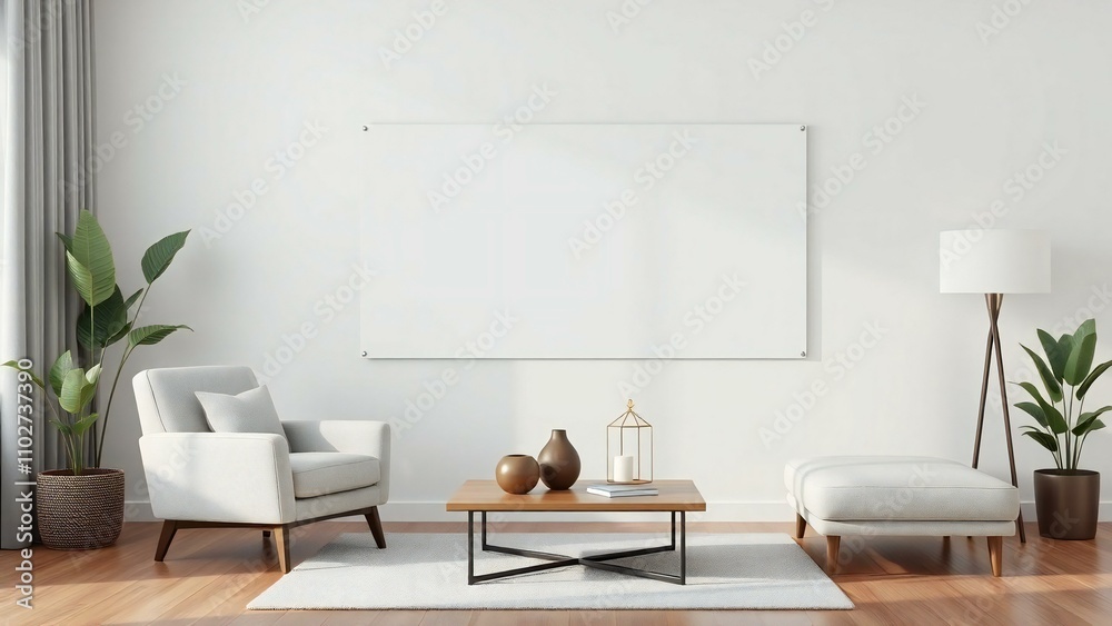 Fototapeta premium modern living room with sofa