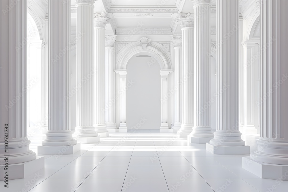 Classical Architecture with Light Perspective Classical Architecture with Light Perspective