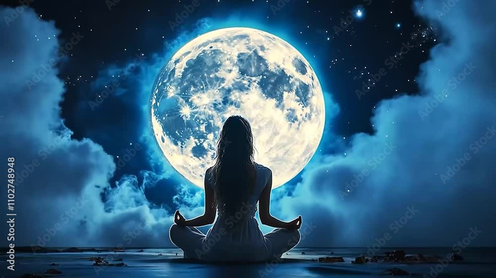 enchanting meditation, an animated escape to inner peace