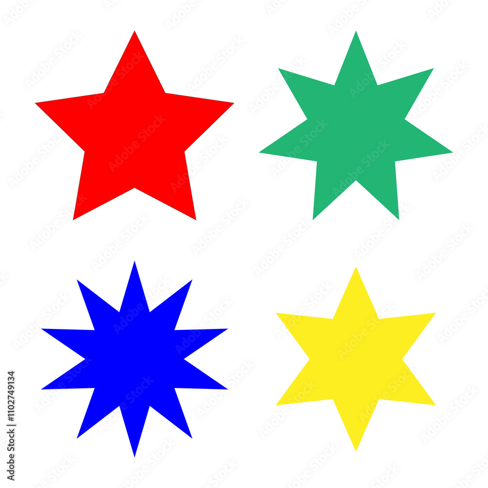 Fototapeta premium coloring star