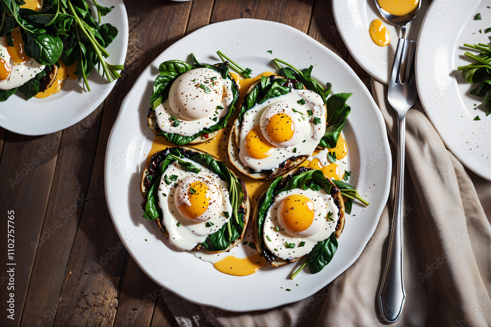 spinach and egg breakfast spinach and egg breakfast