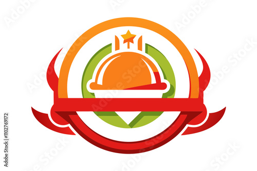 Elegant Restaurant Service Logo Template Abstract Symbol Icon Design