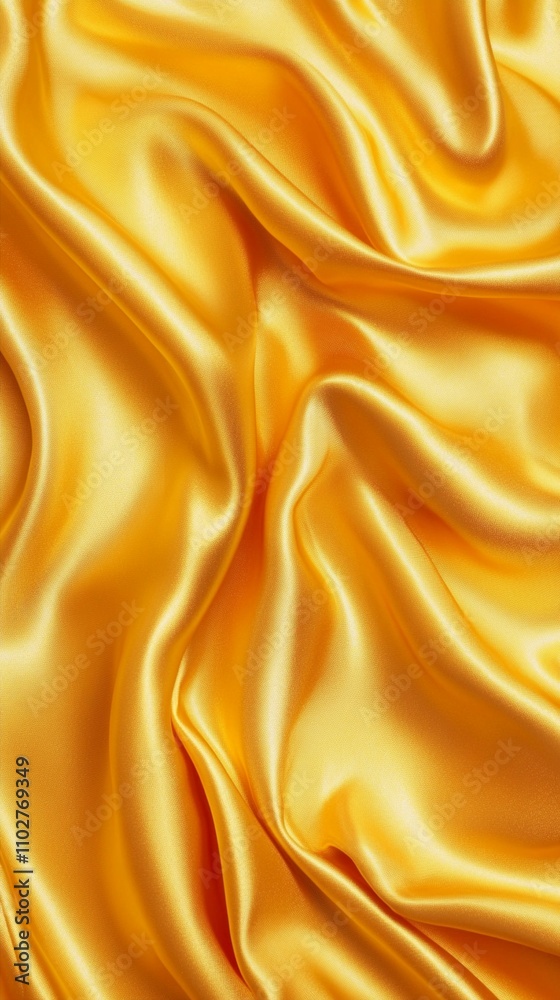 Luxurious golden silk fabric with soft folds and creases, creating a sensual and elegant texture. Perfect backdrop for luxury products or fashion designs. Luxurious golden silk fabric with soft folds and creases, creating a sensual and elegant texture. Perfect backdrop for luxury products or fashion designs.