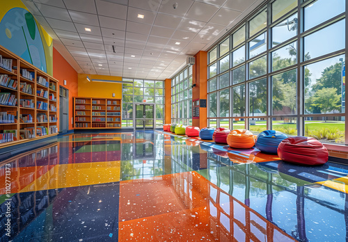 an ADA friendly indoor space at a prestigious k-12 private schoo photo