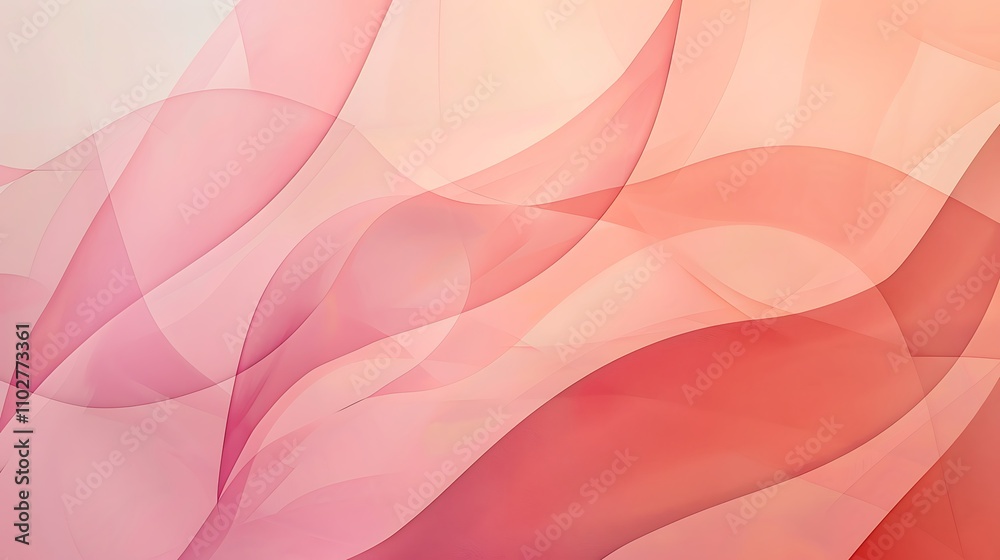 Abstract Pink and Peach Curved Lines Background Abstract Pink and Peach Curved Lines Background