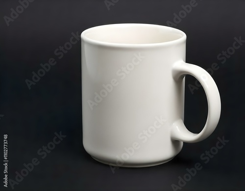 mug, ceramic, plain, glossy, finish, photorealistic, isolated, image, centered, color, background, minimalist, modern, clean, simple, elegant, design, shiny, smooth, drinkware, cup, beverage, coffee,  photo