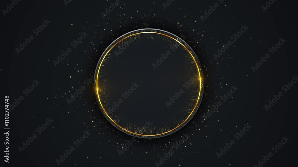 Podium rings light lamps Golden Retro Round Royal Awards Graphics Sparkle Glitter confetti sparkle rain Luxury Premium Corporate Background. product presentation Happy New Year and Merry Christmas Podium rings light lamps Golden Retro Round Royal Awards Graphics Sparkle Glitter confetti sparkle rain Luxury Premium Corporate Background. product presentation Happy New Year and Merry Christmas