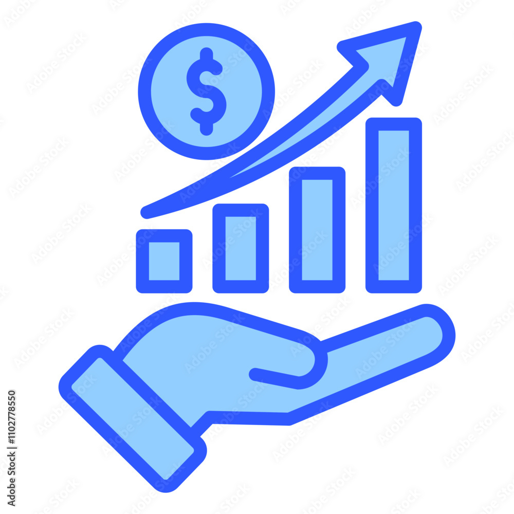 Stock Investment Icon Stock Investment Icon