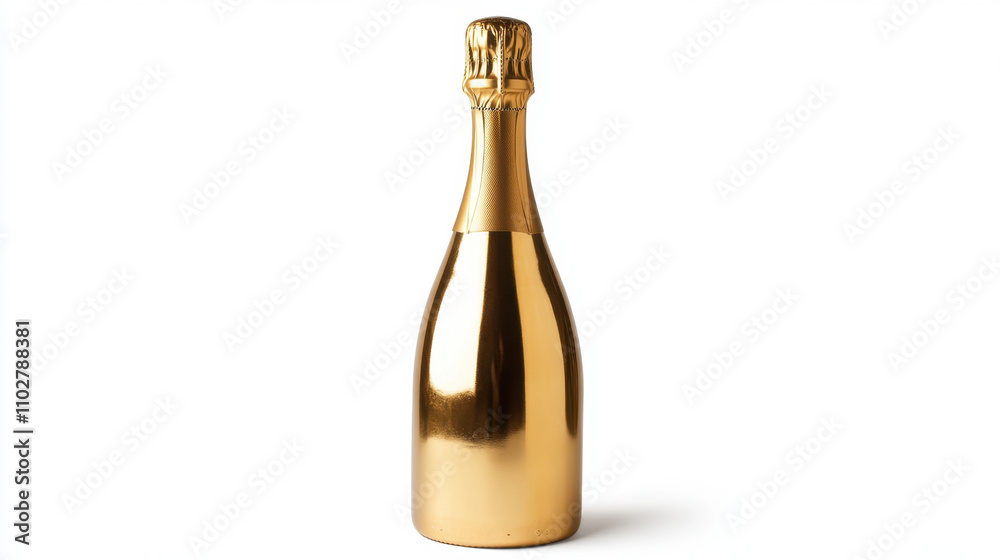 luxurious gold champagne bottle with elegant design, perfect for celebrations and special occasions. Its shiny surface adds touch of glamour to any event luxurious gold champagne bottle with elegant design, perfect for celebrations and special occasions. Its shiny surface adds touch of glamour to any event
