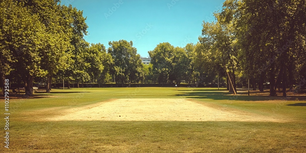 Fototapeta premium large lawn green lawn
