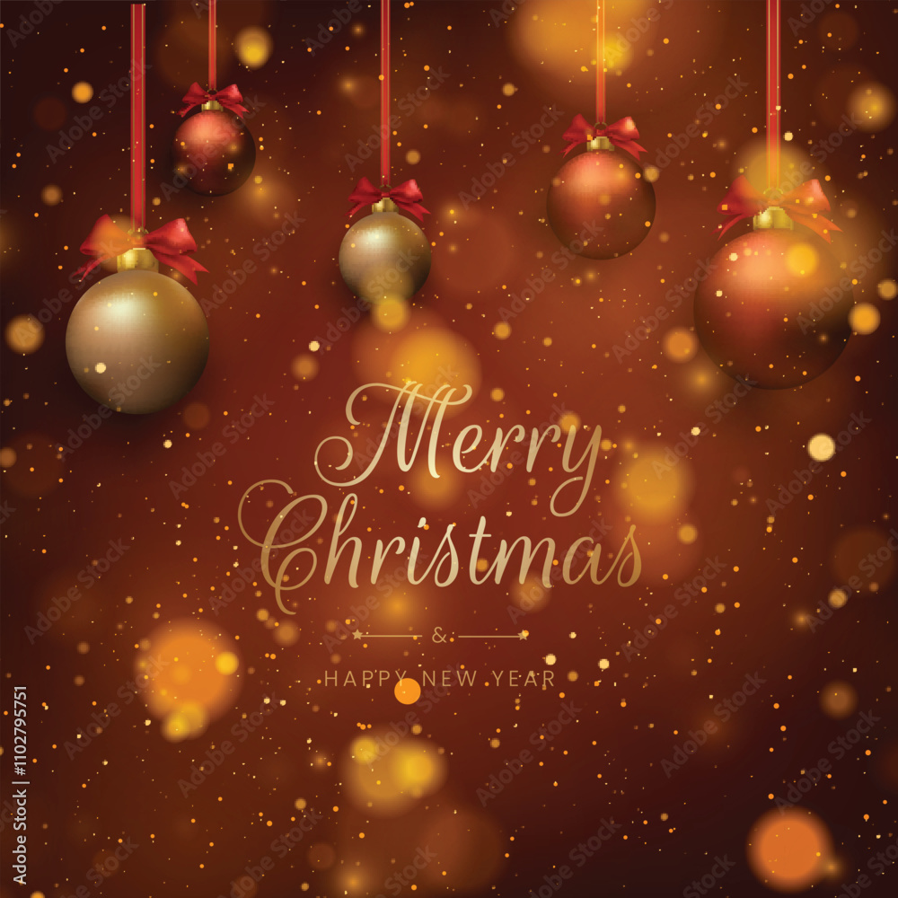 Elegant Merry Christmas and New Year Background Vector illustration Elegant Merry Christmas and New Year Background Vector illustration