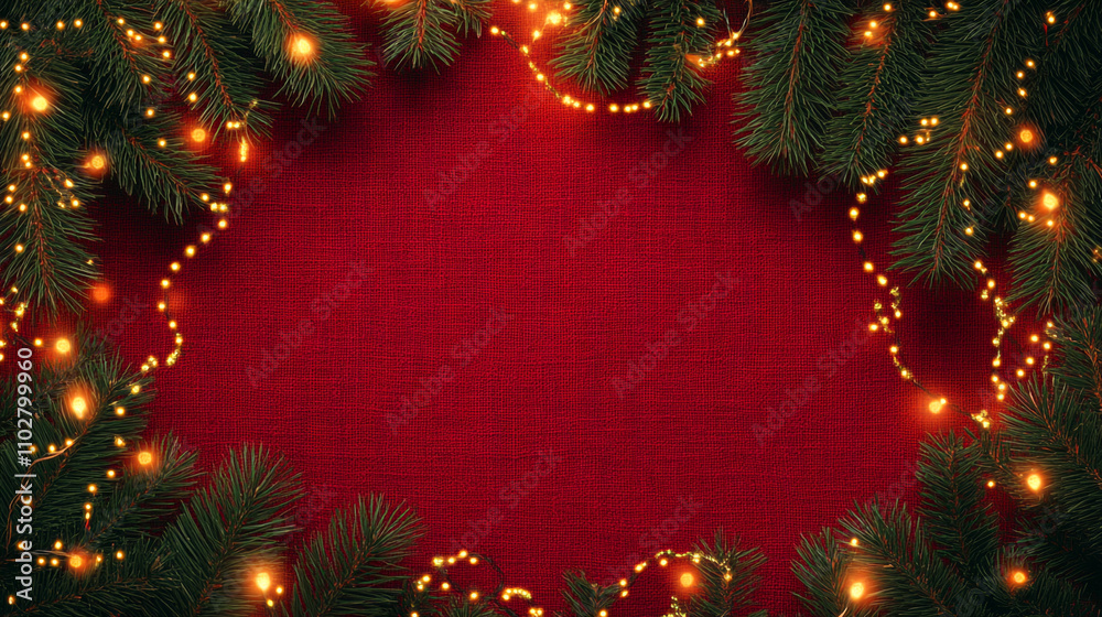Red christmas background design with candy, pine leaf and ornaments minimal christmas celebration design background happy new year background
Red christmas background design with candy, pine leaf and ornaments minimal christmas celebration design background happy new year background