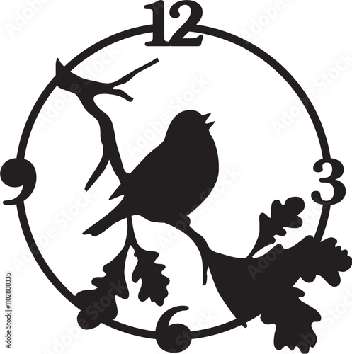 illustration of a silhouette of a bird