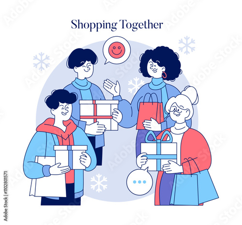 Super Saturday. Flat Vector Illustration