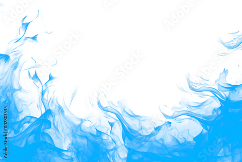 blue fire realistic