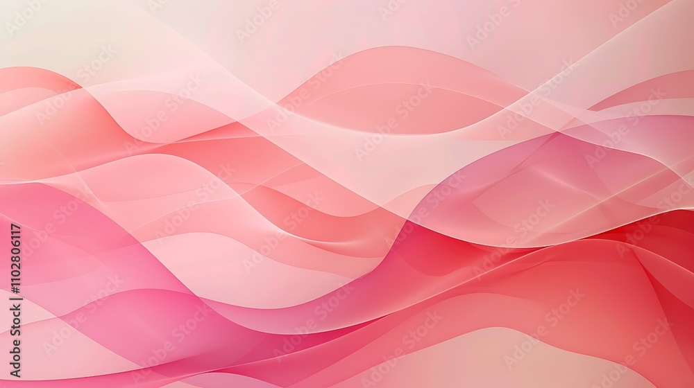 Abstract Pink and Red Wave Background Abstract Pink and Red Wave Background