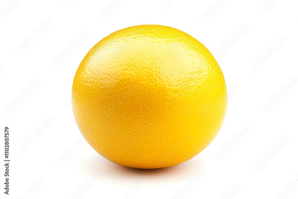 Grapefruit Yellow isolated on a white background, close up