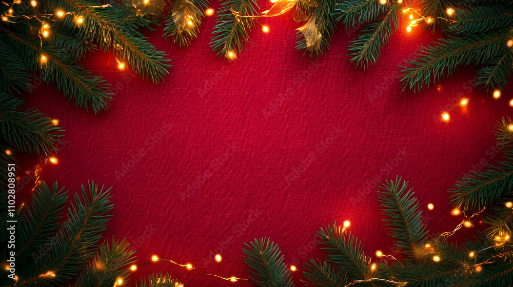 Red christmas background design with candy, pine leaf and ornaments minimal christmas celebration design background happy new year background
Red christmas background design with candy, pine leaf and ornaments minimal christmas celebration design background happy new year background