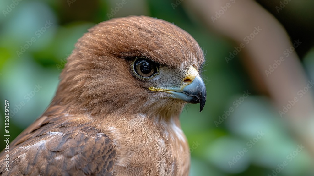 Majestic Brown Hawk Close up Wild Bird Portrait Raptor Feather Detail Wildlife Photogr Majestic Brown Hawk Close up Wild Bird Portrait Raptor Feather Detail Wildlife Photogr