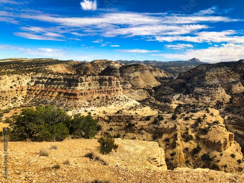 Ghost Rocks Viewpoint Along Interstate 70 in Utah. photo