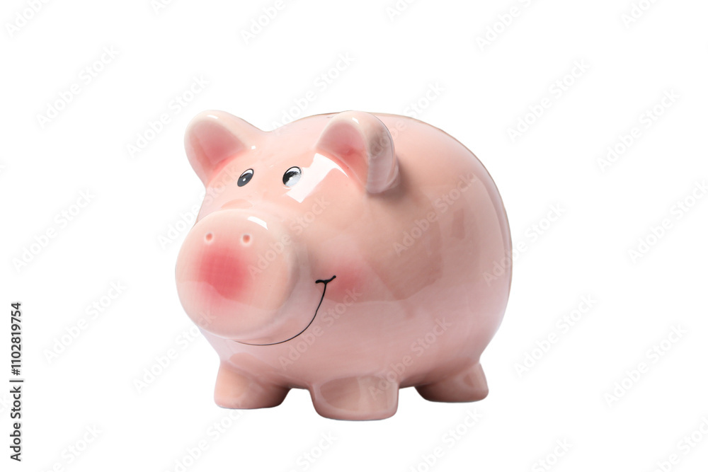 PNG, Christmas piggy bank, with festive decorations and gifts, isolated on white background. PNG, Christmas piggy bank, with festive decorations and gifts, isolated on white background.