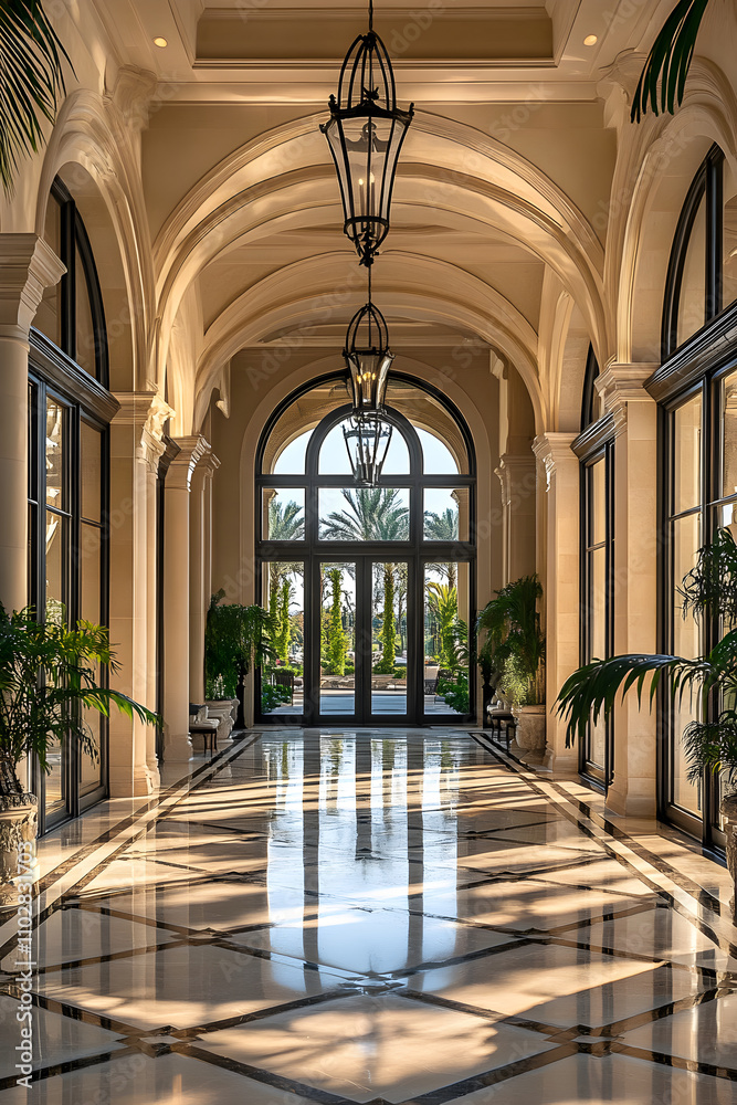 Fototapeta premium Exquisite Luxury Property Showcased Through Stunning Real Estate Marketing Campaign Imagery