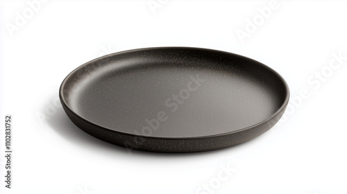 Black Matte Round Plate: An...