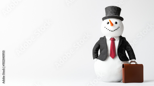 Snowman in Suit: A charming...