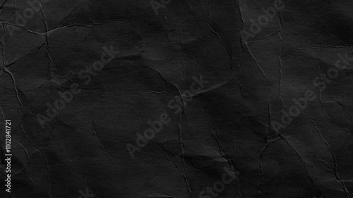 background paper texture stop motion animation. Seamless looping black crumpled paper background texture