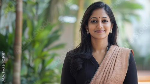 Confident Indian businesswo...