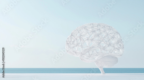 Mindful Horizon: A 3D rende...
