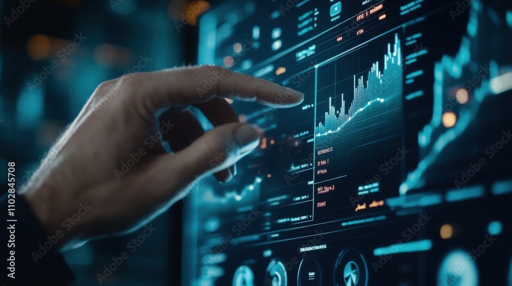 Modern Business Analytics Interface with Data Visualization and Touch Interaction for Efficient Decision-Making and Trend Analysis in Digital Environment Modern Business Analytics Interface with Data Visualization and Touch Interaction for Efficient Decision-Making and Trend Analysis in Digital Environment