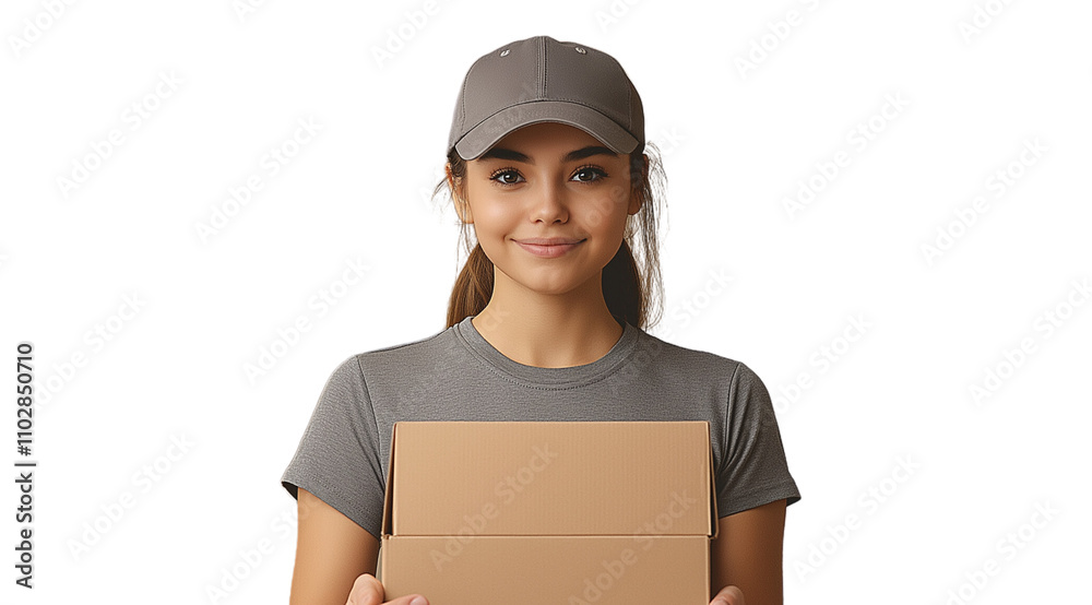 PNG, volunteer day, fundraising, girl volunteer, isolated on white background, generated by artificial intelligence, AI. PNG, volunteer day, fundraising, girl volunteer, isolated on white background, generated by artificial intelligence, AI.