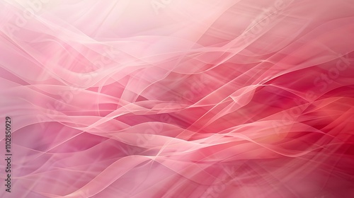 Abstract Pink and White Wavy Lines Background