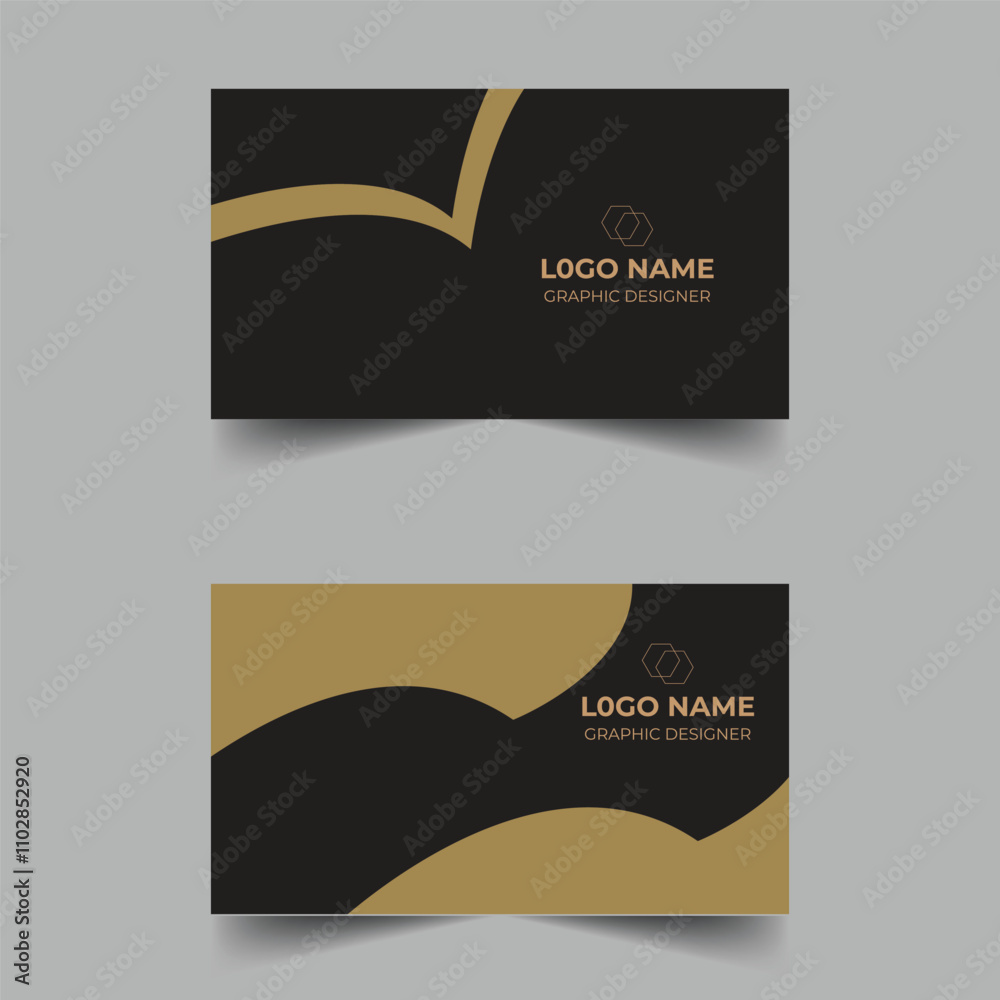 Fototapeta premium Professional Corporate Business Card Design