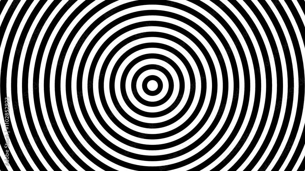 Abstract Concentric Circles: A mesmerizing black and white design featuring concentric circles creating an optical illusion. Abstract Concentric Circles: A mesmerizing black and white design featuring concentric circles creating an optical illusion.