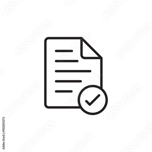 Document accepted icon