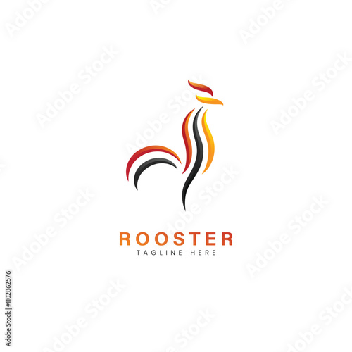 rooster symbol logo